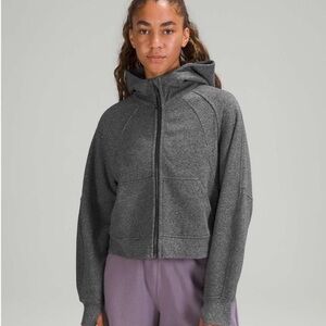 lululemon athletica Charcoal Gray Full-Zip Hooded Sweatshirt